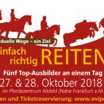 Seminartipp: „Einfach richtig reiten“ im Pferdezentrum Alsfeld am 27./28. Oktober 2018